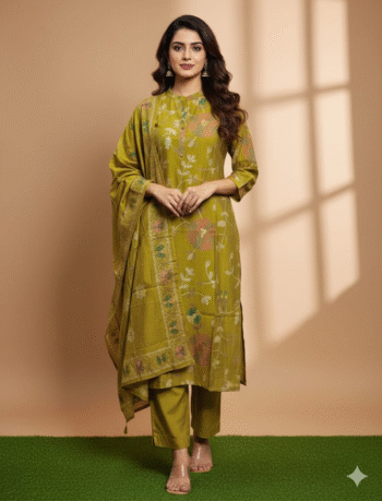 4868 - Kurti with Pant and Dupatta 3PC