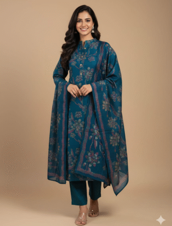 4869 - Kurti with Pant and Dupatta 3PC