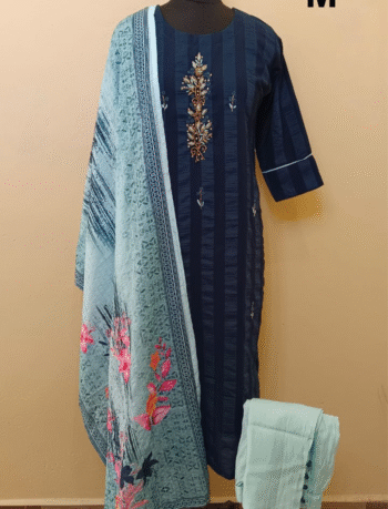 4881- Kurti with Pant and Dupatta 3PC