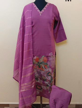 4888- Kurti with Pant and Dupatta 3PC