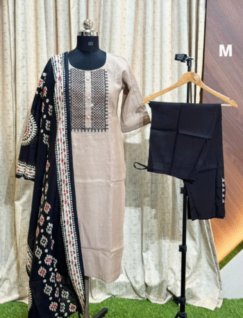 4898 - Kurti with Pant and Dupatta 3PC