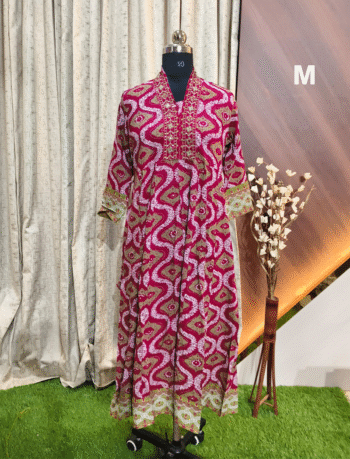 5027-  Anarkali kurtis