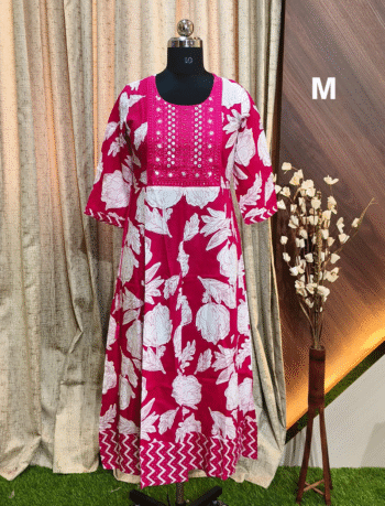 5034-  Anarkali kurtis