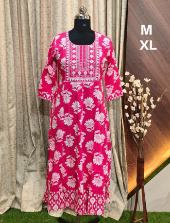 5036-  Anarkali kurtis
