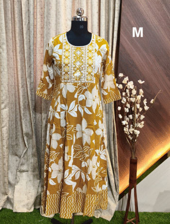 5037-  Anarkali kurtis