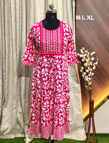 5043 -  Anarkali kurtis