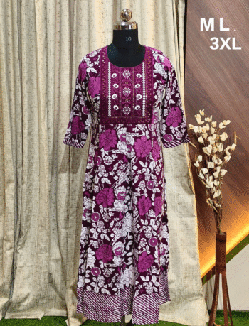 5044 -  Anarkali kurtis