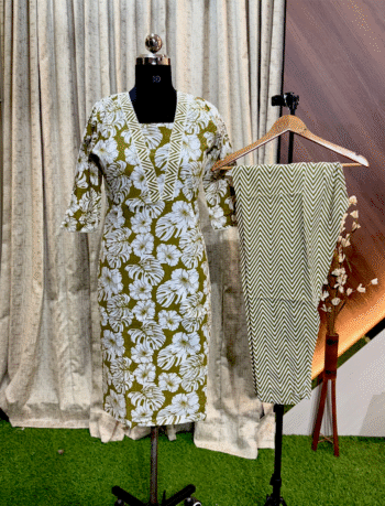 5047 - Cotton Kurti with Pant