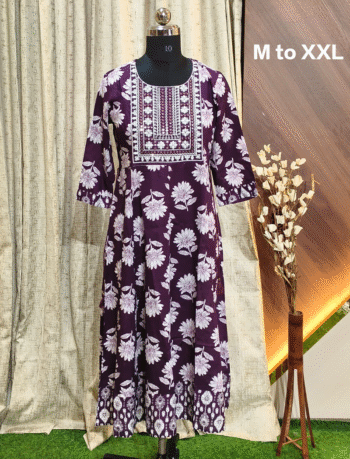 5073 -  Anarkali kurtis