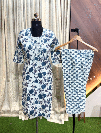 5048 - Cotton Kurti with Pant