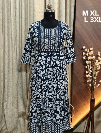 5079 -  Anarkali kurtis