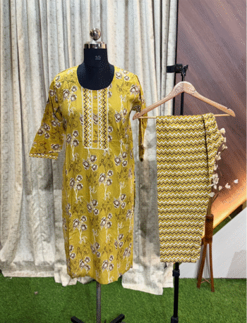 5054 - Cotton Kurti with Pant