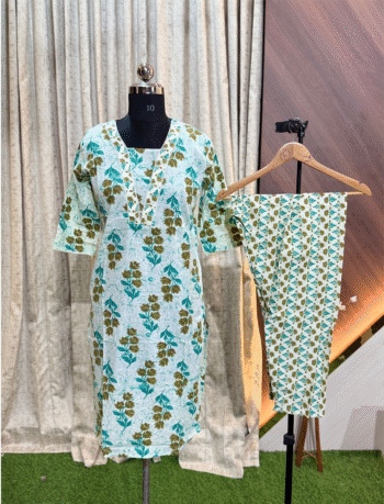 5057 - Cotton Kurti with Pant