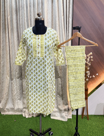 5060 - Cotton Kurti with Pant