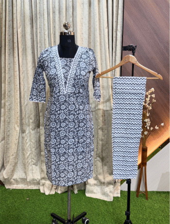 5062 - Cotton Kurti with Pant