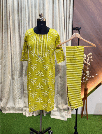 5064 - Cotton Kurti with Pant