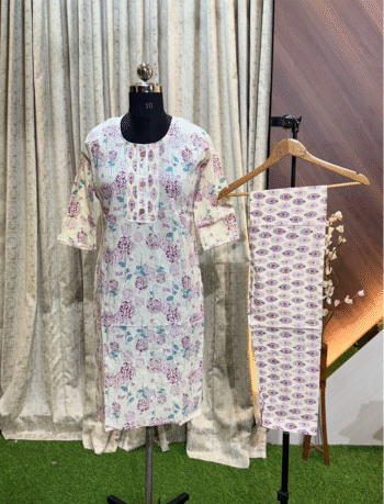 5068 - Cotton Kurti with Pant