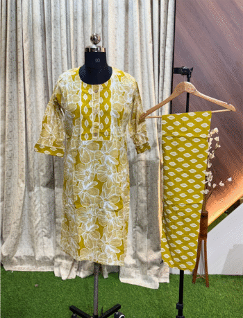 5069 - Cotton Kurti with Pant