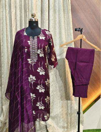 5121 - Kurti with Pant and Dupatta 3PC