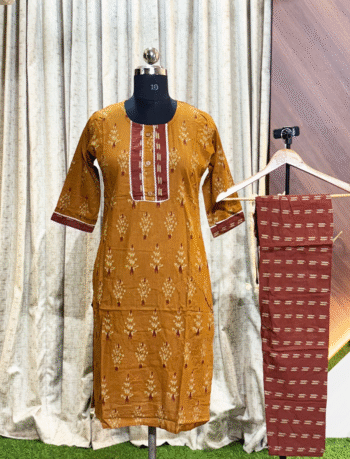 5165- Cotton Kurti with Pant