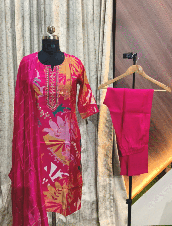 5127 - Kurti with Pant and Dupatta 3PC