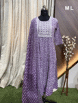 5357 -  Anarkali kurtis with duppatta