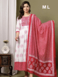 5358 -  Anarkali kurtis with duppatta
