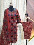 5448 - Cotton Kurti with Pant and Dupatta