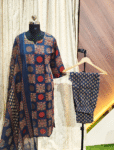 5449 - Cotton Kurti with Pant and Dupatta