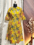 5964 -  Vertican silk A line  kurtis