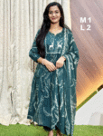 6013 - Umbrella kurti with pant and dupatta 3pc Sets