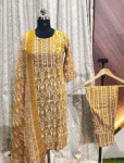 6017 - Kurti with Pant and Dupatta 3PC