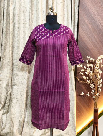 6139 - Daily Wear  Kantha Cotton