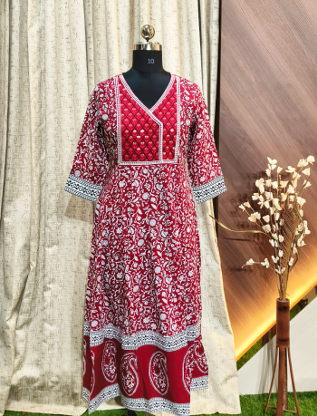 6159 -  Anarkali kurtis