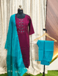 6180 - Kurti with Pant and Dupatta 3PC