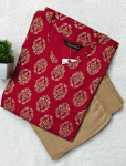 6210 - Kurti with Jeggings Combo