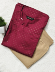 6224 - Kurti with Jeggings Combo