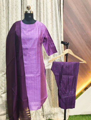 6089 - Kurti with Pant and Dupatta 3PC