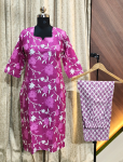 6366 - Cotton Kurti with Pant