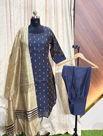 6393 - Kurti with Pant and Dupatta 3PC