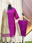 6401 - Kurti with Pant and Dupatta 3PC