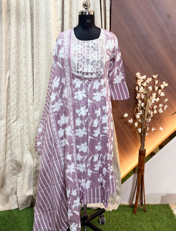 6405 -  Anarkali kurtis with duppatta