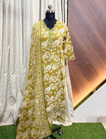 6412 -  Anarkali kurtis with duppatta