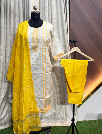 6469 - Kurti with Pant and Dupatta 3PC