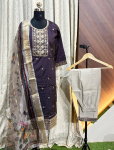 6495  - Kurti with Pant and Dupatta 3PC