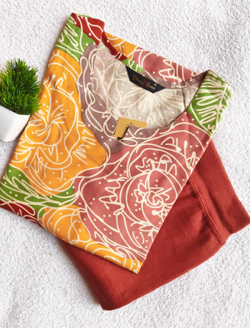 6659 - Kurti with Jeggings Combo