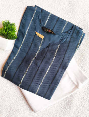 6661 - Kurti with Jeggings Combo