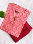 6668 - Kurti with Jeggings Combo