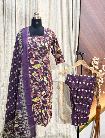 6699 - Cotton Kurti 3PCS Set