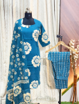 6707 - Cotton Kurti 3PCS Set